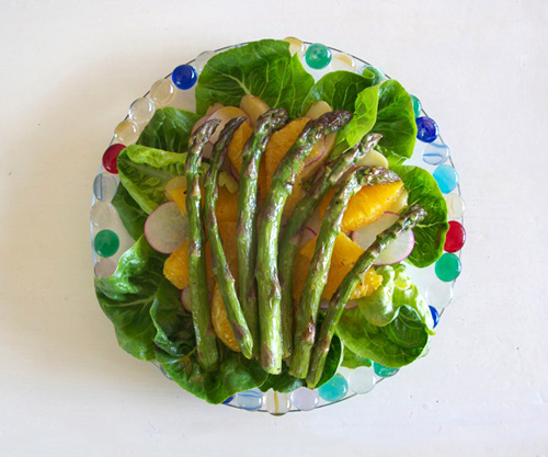 Spring Asparagus Salad. Photo: Chloe Atkins