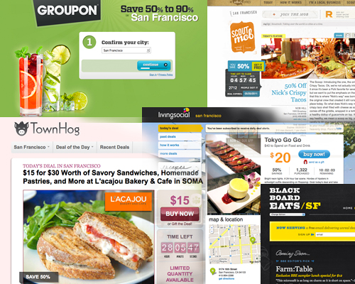 collage of online coupon websites