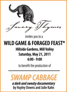 Swamp Cabbage event flyer