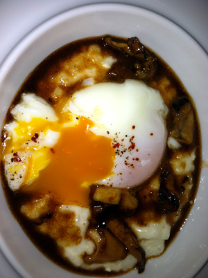 Soft Poached Egg from Empire State South. Photo courtesy of Beth Lee of OMGYummy.net