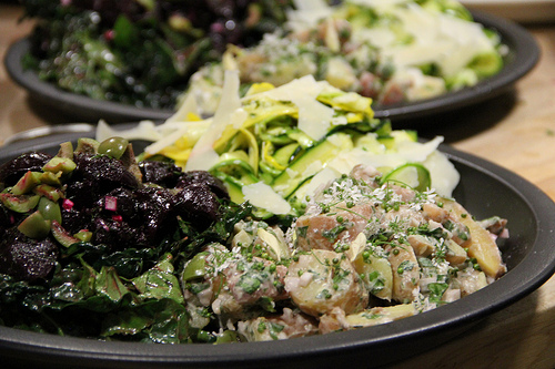 Trio of Daniels Salads: New Potato, Roasted Beets and Shaved Summer Squash