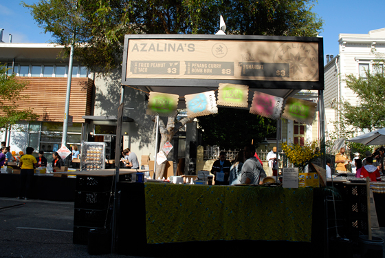 Azalinas booth at San Francisco Street Food Festival. Photo by Wendy Goodfriend
