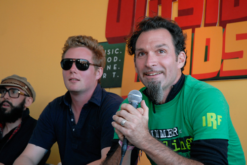 Press Conference at Outside Lands 2011. Photo by Wendy Goodfriend
