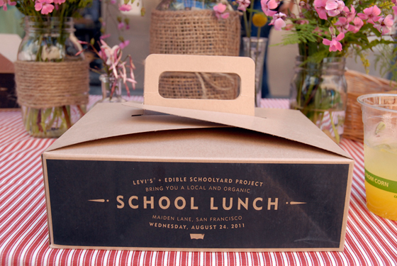 Alice Waters School Lunch box. Photo by Wendy Goodfriend