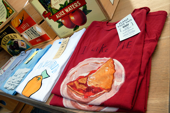 Edible Schoolyard T-shirts. Photo by Wendy Goodfriend