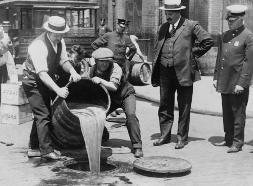 Liquor in Sewer NYC. Photo Credit: Library of Congress