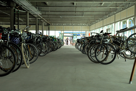 East Bay Bike Coalition Bike Parking. Photo by Wendy Goodfriend