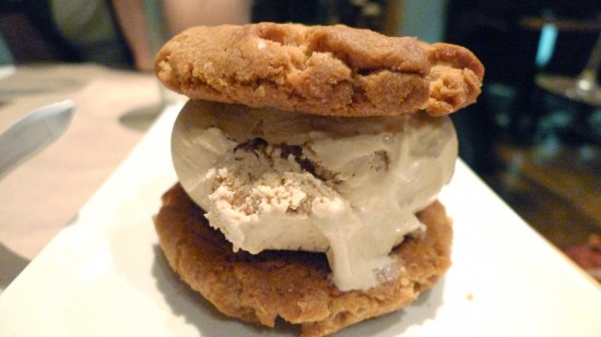 peanut butter cookie ice cream sandwich