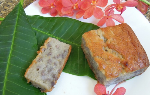Taro Mochi Cake