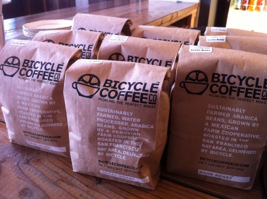 bicycle coffee bags