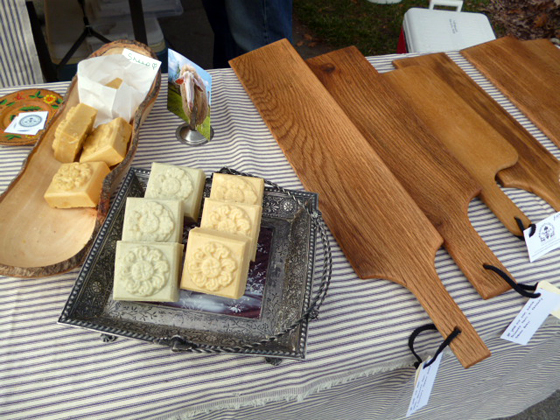 soap and cheeseboard