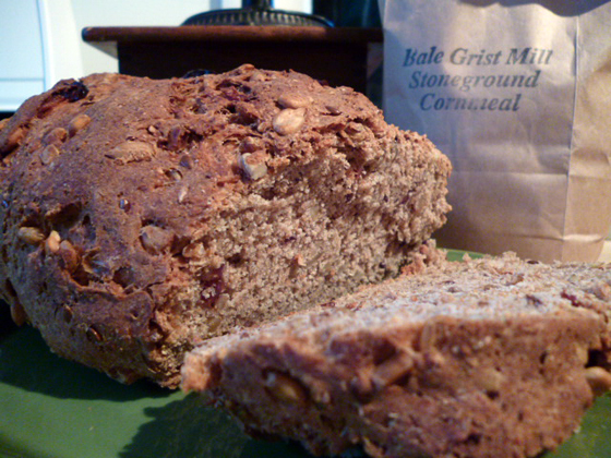 Wheat Berry Bread with Fruit and Nuts