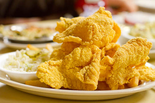 Middendorf's Special: Fried Thin Catfish (Middendorf's, Manchac)