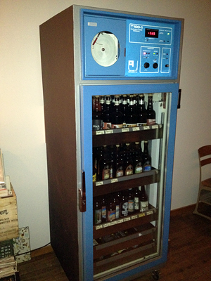 Bergamot Alley beer fridge. Photo: Ella Lawrence