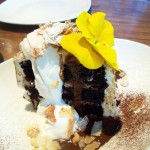 Honolulu Hangover, chocolate layer cake with toasted coconut and marshmallow meringue