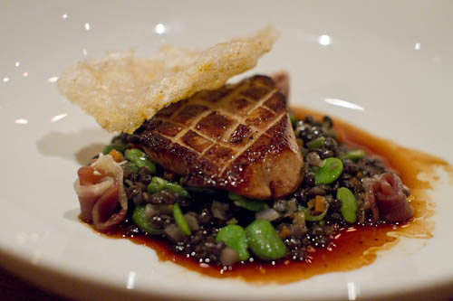 txoko foie gras dinner