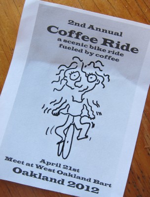 coffee ride flyer