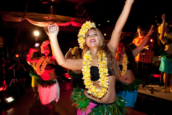 Hula Dancers and live music at the Tonga Room and Hurricane Bar. Photo: Marla Aufmuth