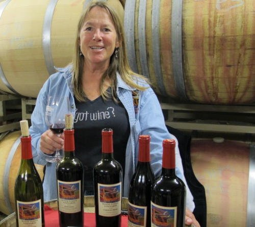 Rhonda Wood, Winemaker at Wood Family Vineyards