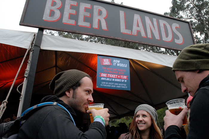 Beer Lands at Outside Lands 2012. Photo: Wendy Goodfriend