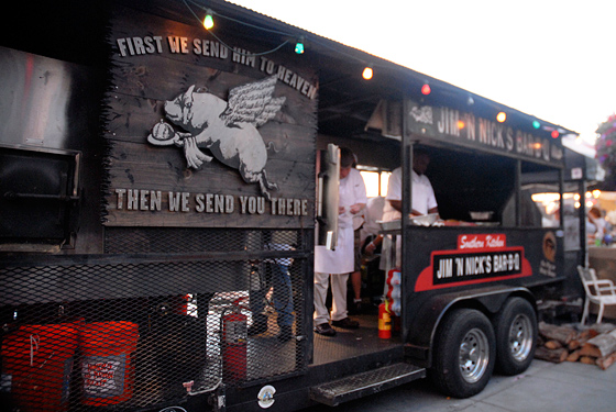 Jim N Nicks BBQ truck. Photo: Wendy Goodfriend
