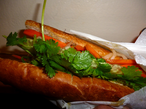 Vietnamese sandwich from Banh Mi Love You Long Time