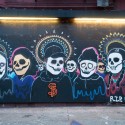 Dia de los Muertos mural in the Mission. Photo: Naomi Fiss