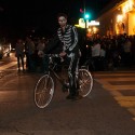 Day of the Dead biker in the streets of the Mission. Photo: Naomi Fiss