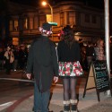 People watching the end of the Day of the Dead Procession in the Mission. Photo: Naomi Fiss
