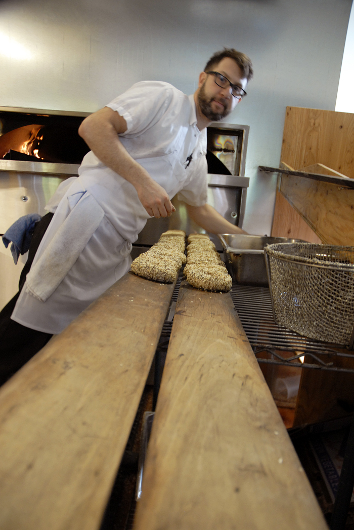 Blake Joffe bagelmaker and co-owner of Beauty's Bagels