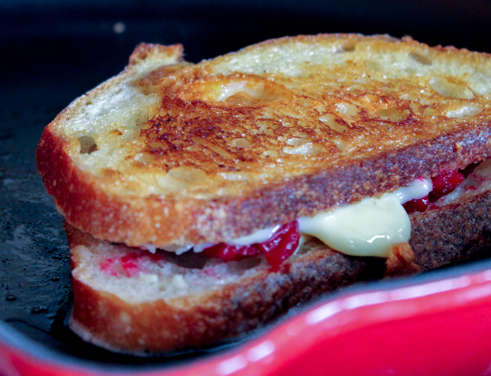 Roasted Cranberry & Brie Grilled Cheese