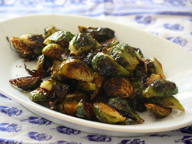 Roasted Brussels Sprouts With Balsamic Vinegar