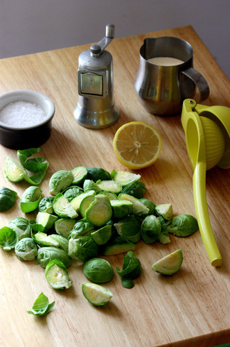 Creamy Braised Brussels Sprouts. Photo: T. Susan Chang for NPR