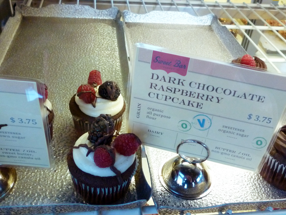 Dark Chocolate Raspberry Cupcake