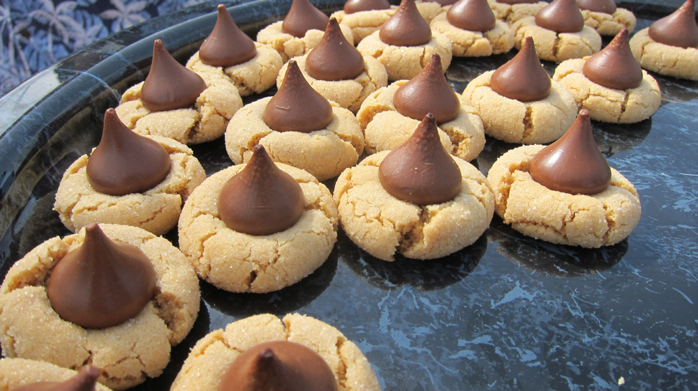 Peanut Butter Chocolate Kisses Cookies