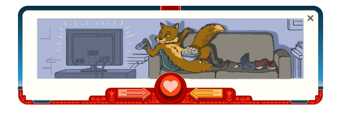 The Fox shares Valentine's Day with some popcorn and The Tube