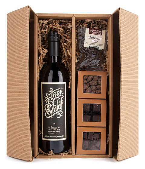  "Love to Give" from Stark Wine and Sonoma Chocolatier. Photo courtesy of Stark Wine.