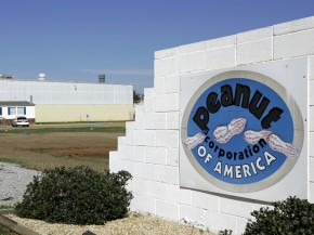 A sign outside the Peanut Corp. of America's processing plant in Blakely, Ga. Photo: Ric Feld/AP
