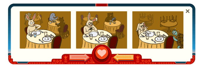 The Hare and the very late-to-dinner Tortoise Valentine's Date