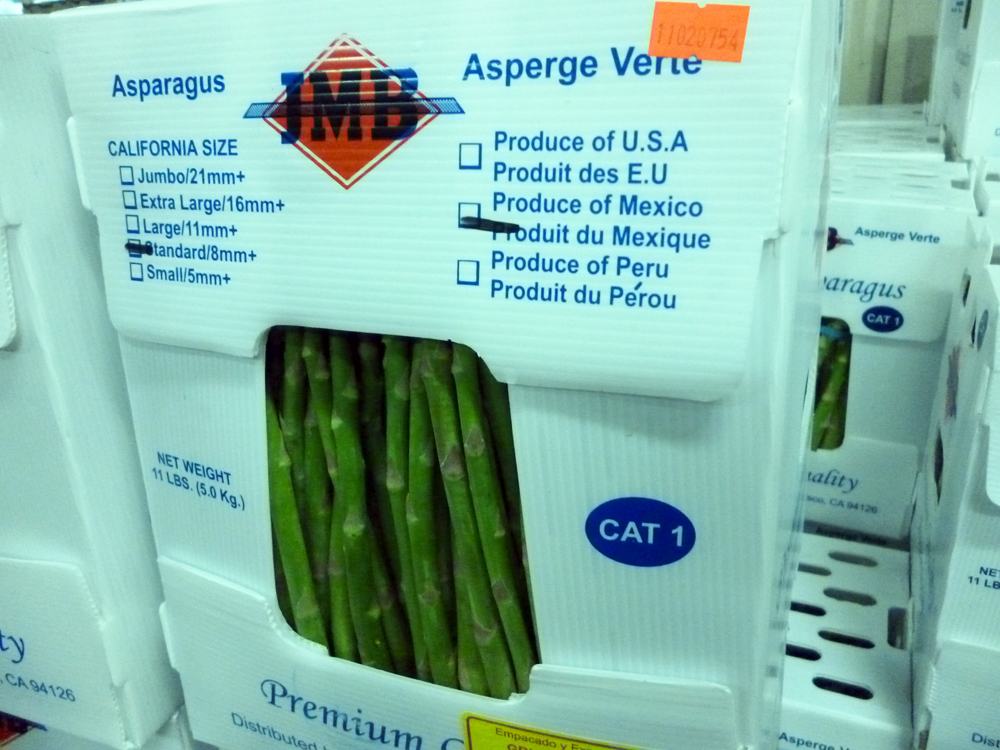 Asparagus from Mexico