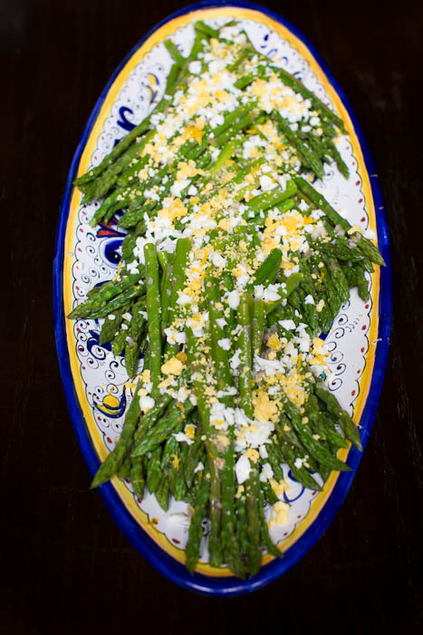 asparagus salad platter