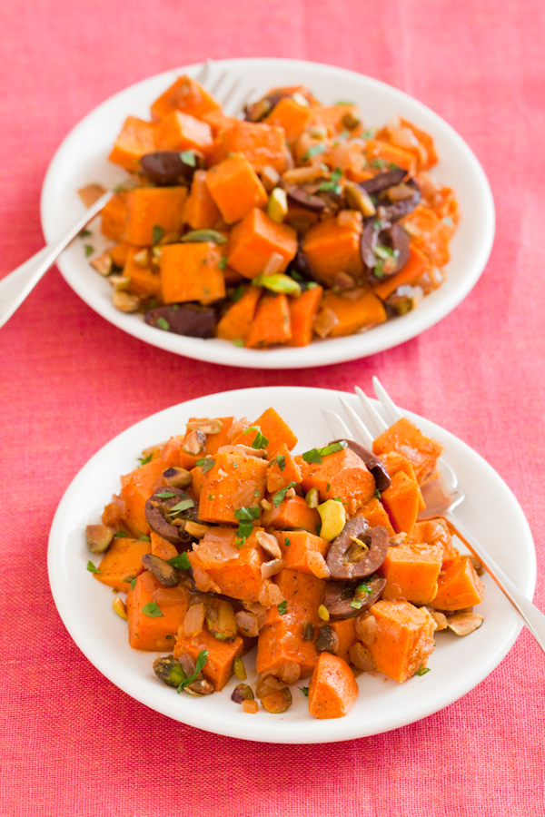 Bella’s Moroccan Spiced Sweet Potato Salad. Photo: Courtesy of The Longevity Kitchen
