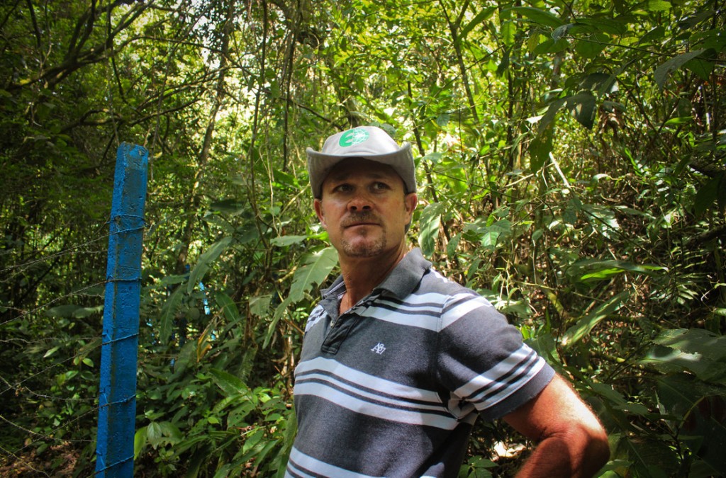 Luis Fernando Vasquez has been a coffee farmer in the central valley of Costa Rica his entire life. Photo: Dan Charles/NPR