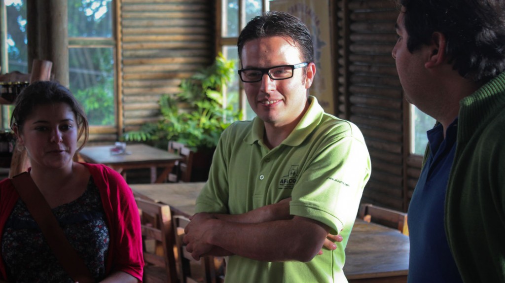 Christian Mora is the general manager of AFAORCA, a fair trade coffee cooperative in Costa Rica. Photo: Dan Charles/NPR