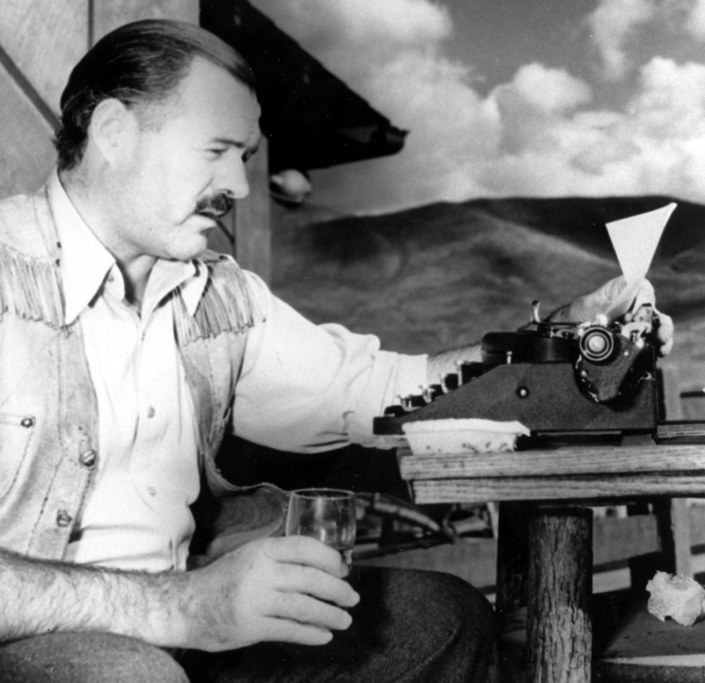 Ernest Hemingway once said, "A man does not exist until he is drunk. Photo: AP