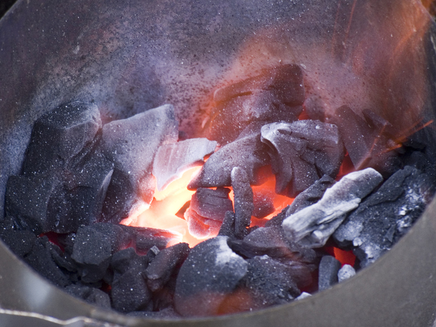 Lump charcoal can burn hotter and can be made with specific woods that impart desirable flavors on food.