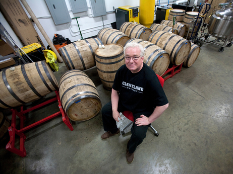 Cleveland Whiskey founder Tom Lix learned to make spirits when he was in the Navy. Photo: David Kidd