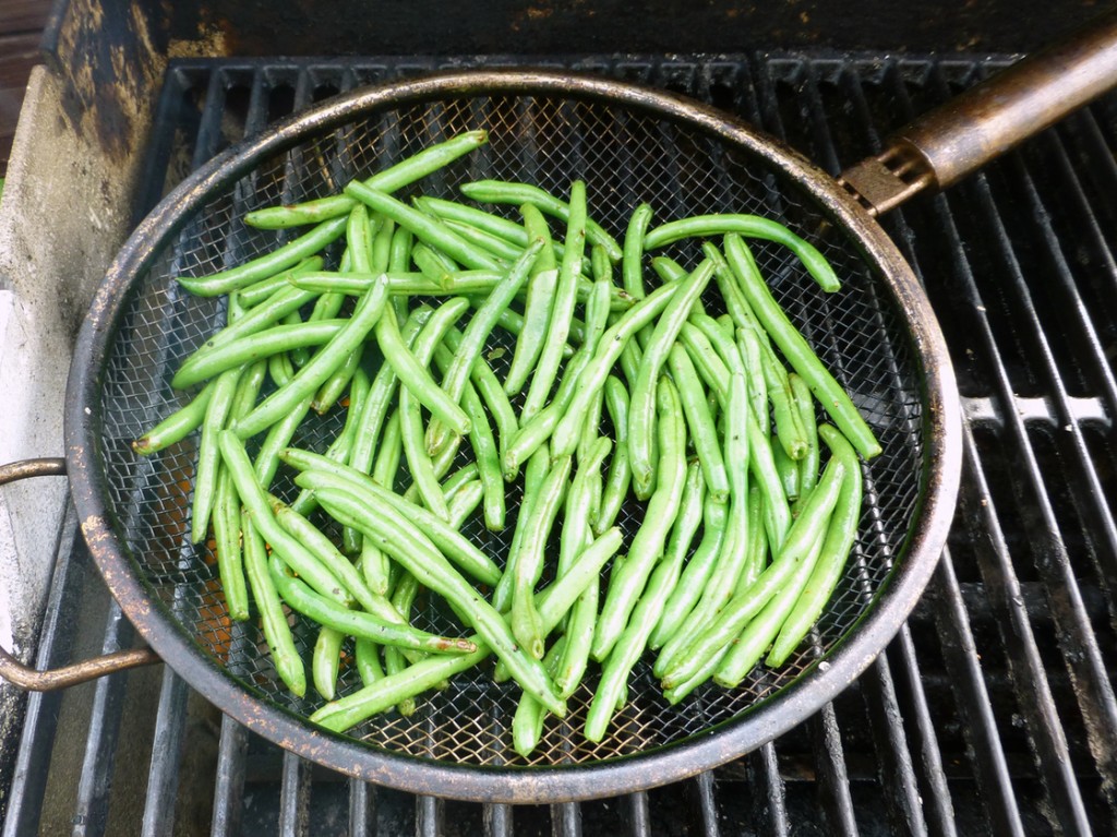 Grilled Green Beans with Fresh Horseradish. Photo: Peter Ogburn for NPR