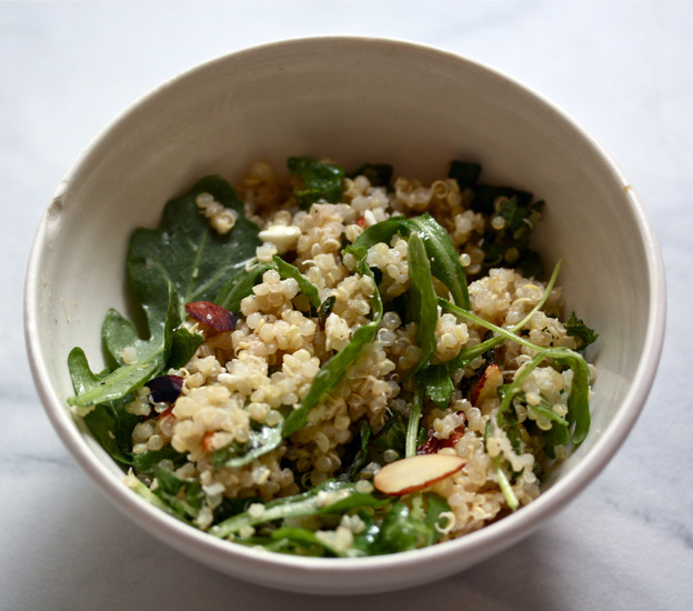 Rhubarb-Quinoa Salad. Photo: Nicole Spiridakis for NPR