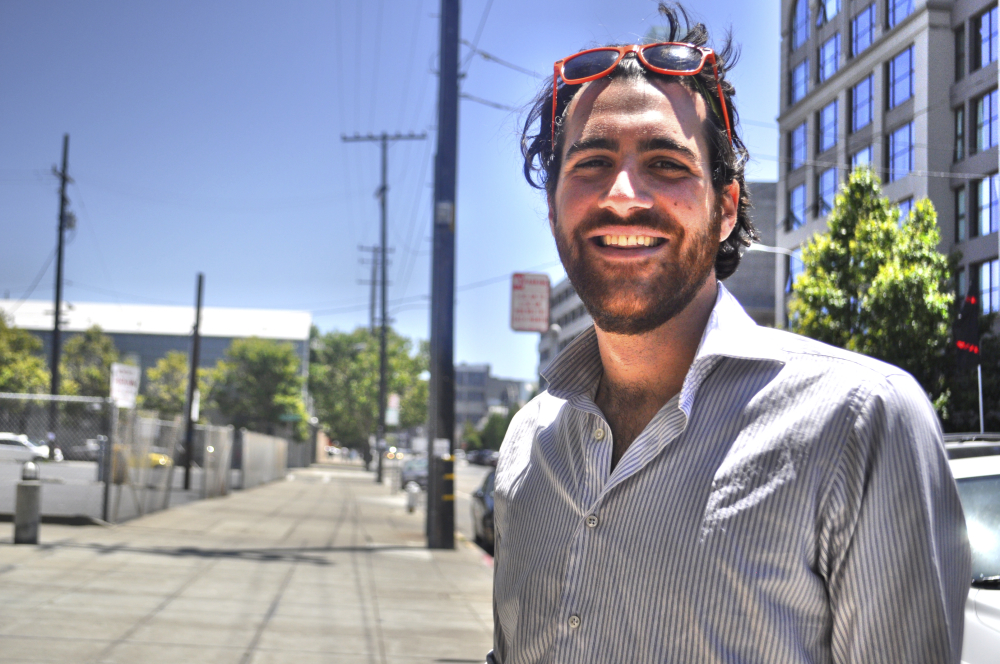 For over year, Tommaso Boggia conducted research asking residents how they would like to see Jack London Square improve. Photo: Lauren Benichou